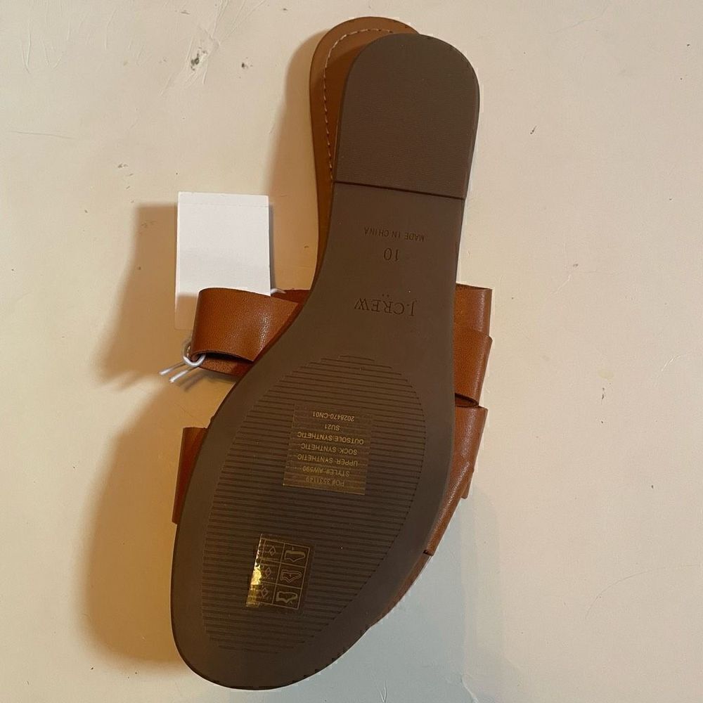J CREW | beachside slide sandals 10 NWT $50 - Picture 4 of 6